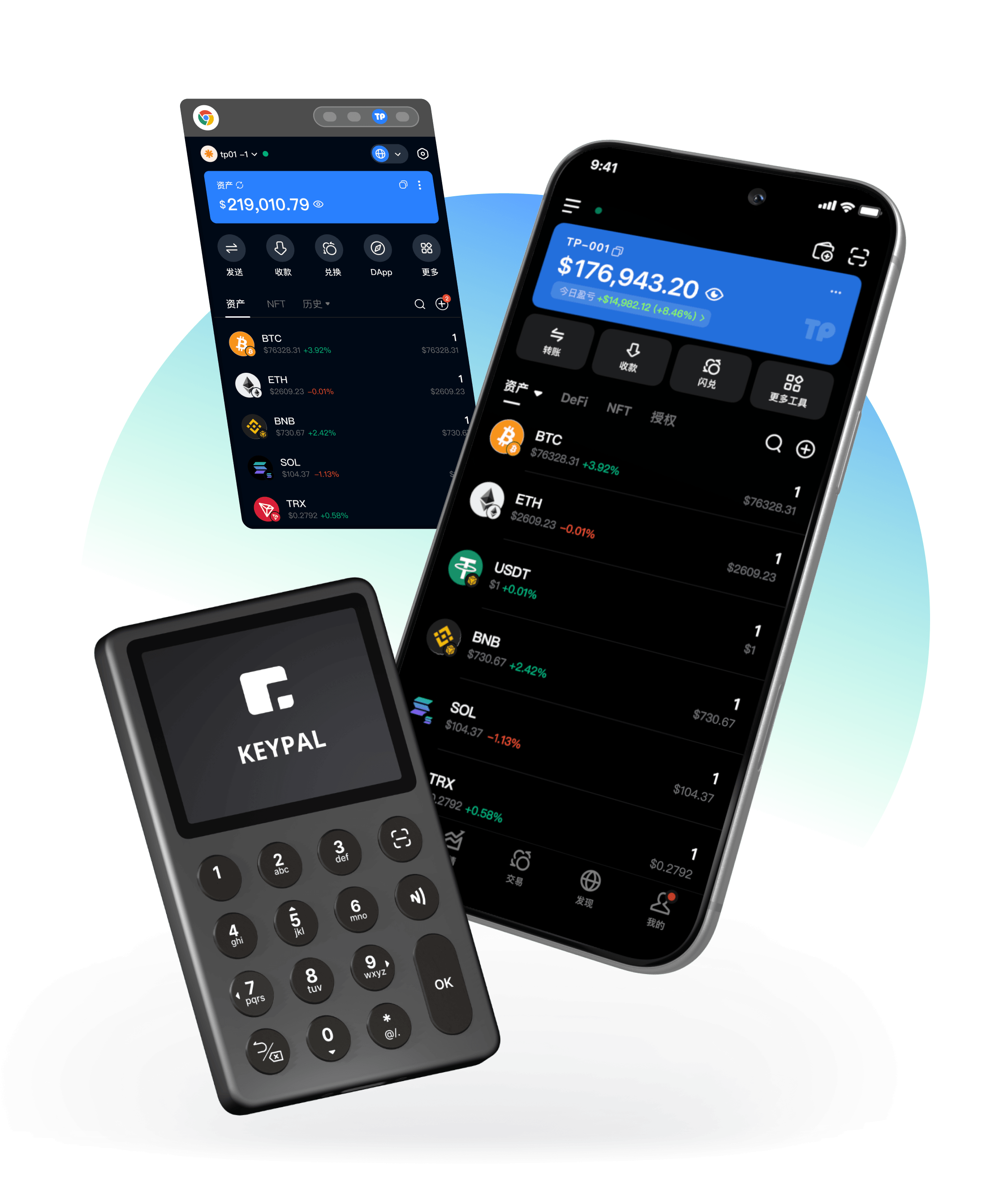 TokenPocket數字錢包 Web3 生態主視覺